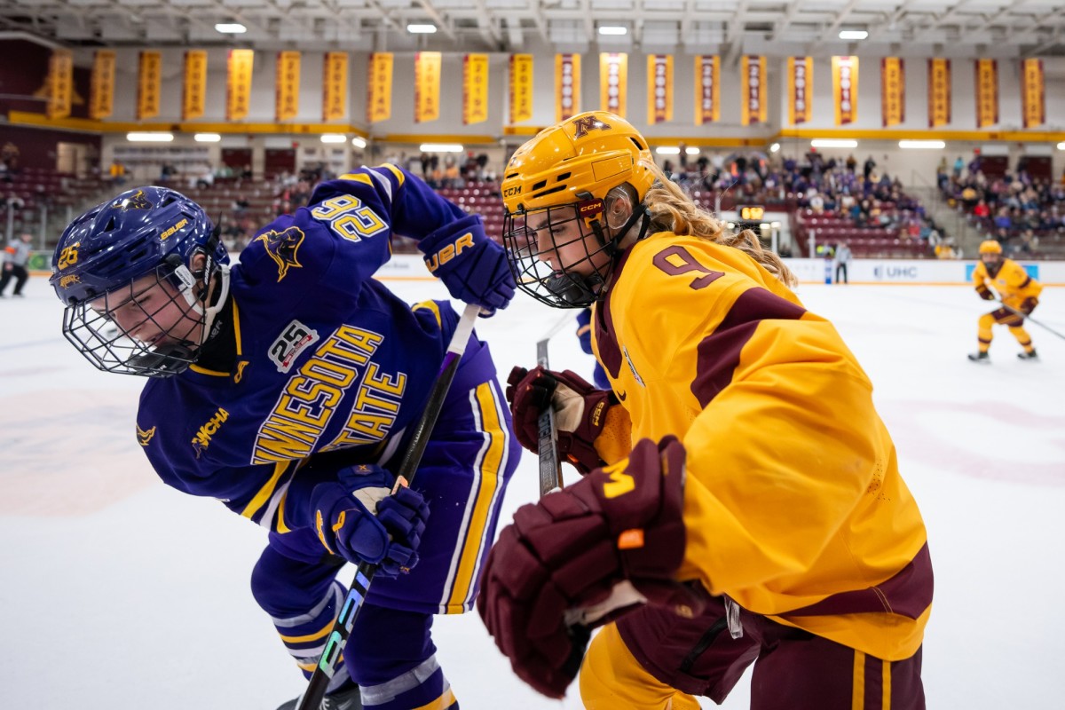 Gophers, Minnesota State meet in decisive Game 3 in WCHA tournament ...