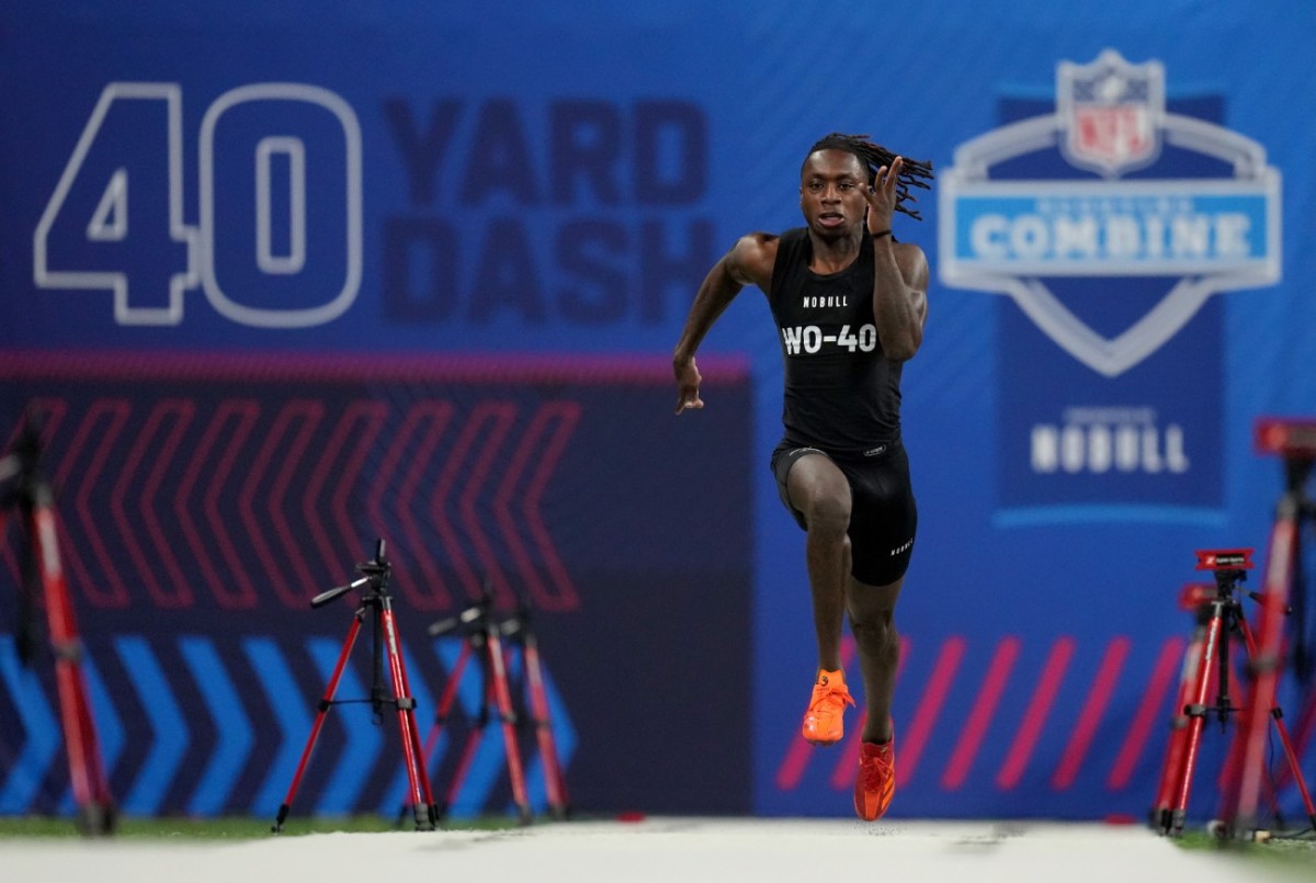 Xavier Worthy Had Perfect Reaction to RecordBreaking 40Yard Dash at