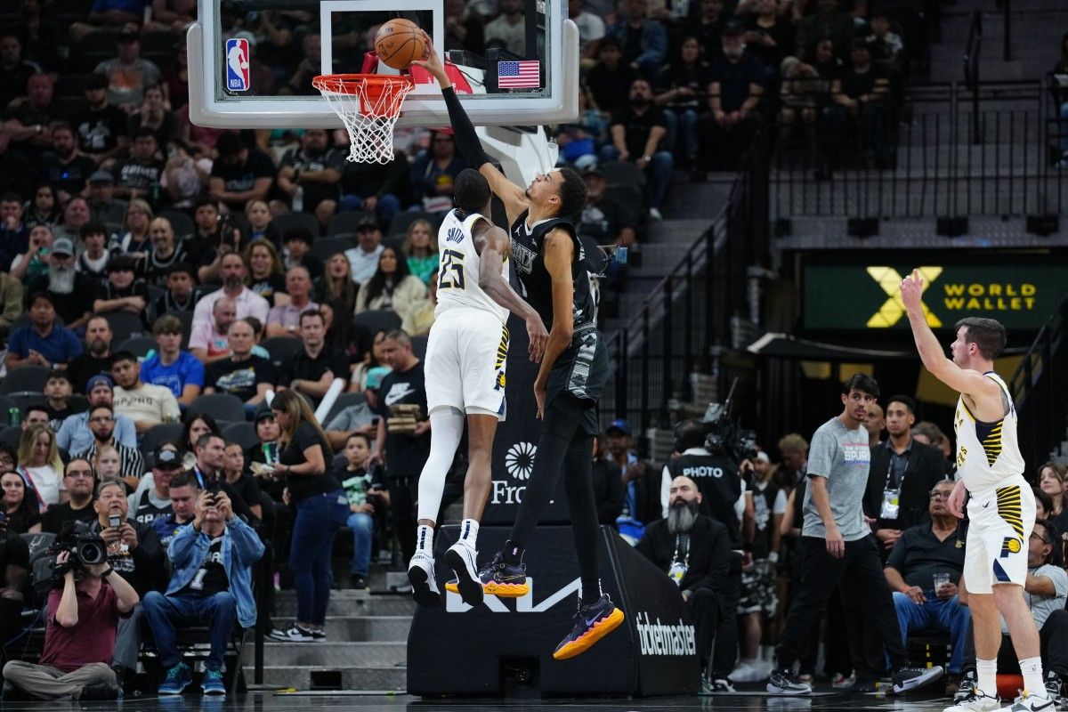 Vivid Bam Adebayo Posterized Victor Wembanyama After Telling Press He Wasn't That Tall Landscape Illustration Vivid Bam Adebayo Posterized Victor Wembanyama After Telling Press He Wasn't That Tall Landscape Illustration