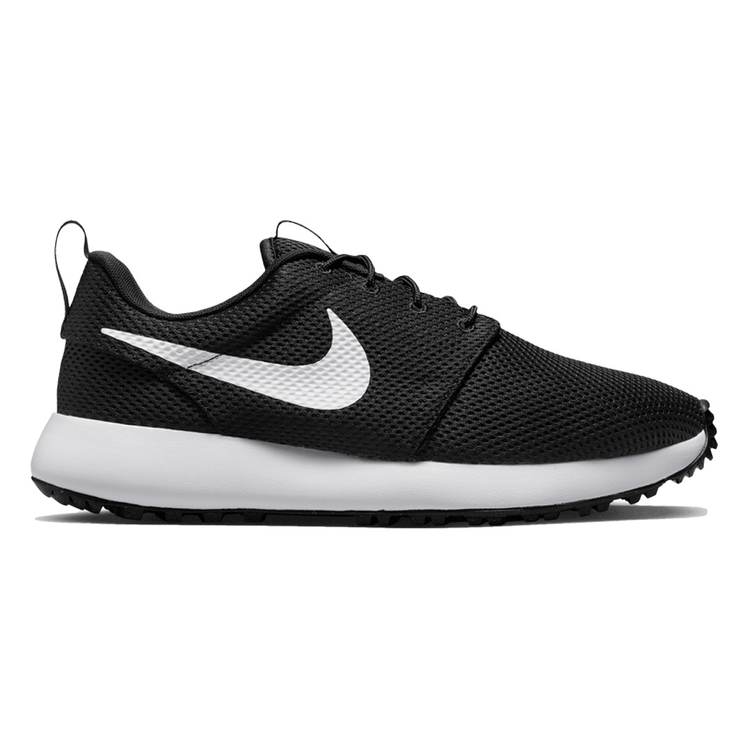 the nike roshe g next nature golf shoes, seen here in black, are on sale at DSW