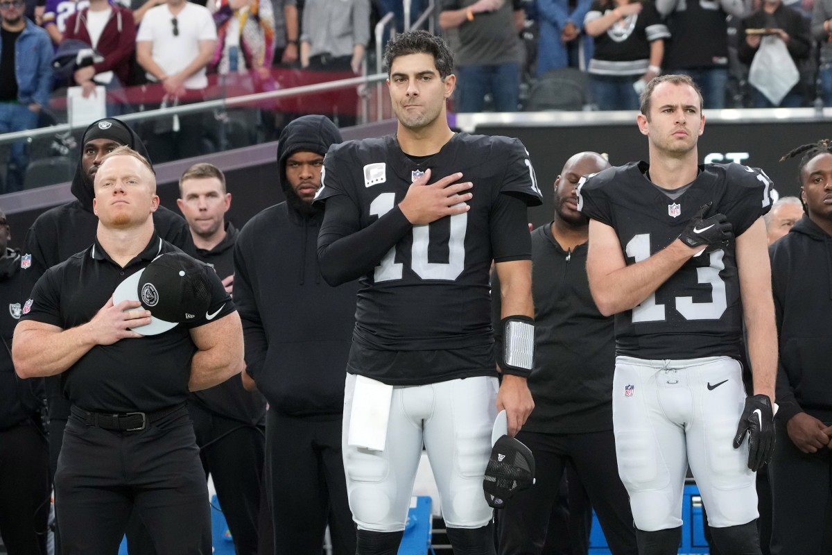 Hunter Renfrow and Jimmy Garoppolo are expected not to return to the Las Vegas Raiders in 2024.