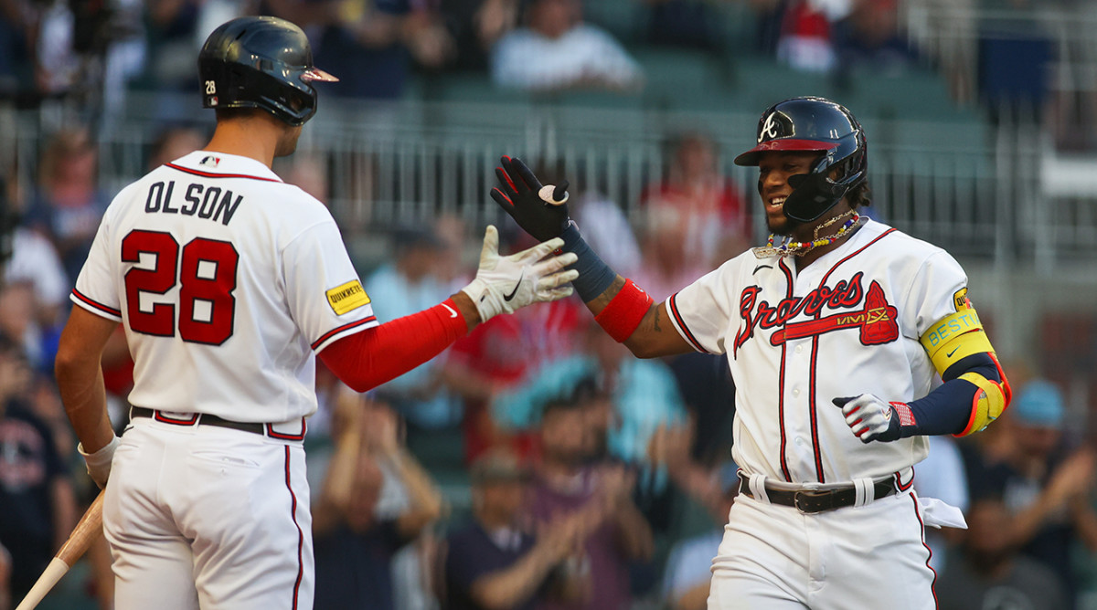 Atlanta Braves sluggers Matt Olson and Ronald Acuna Jr.