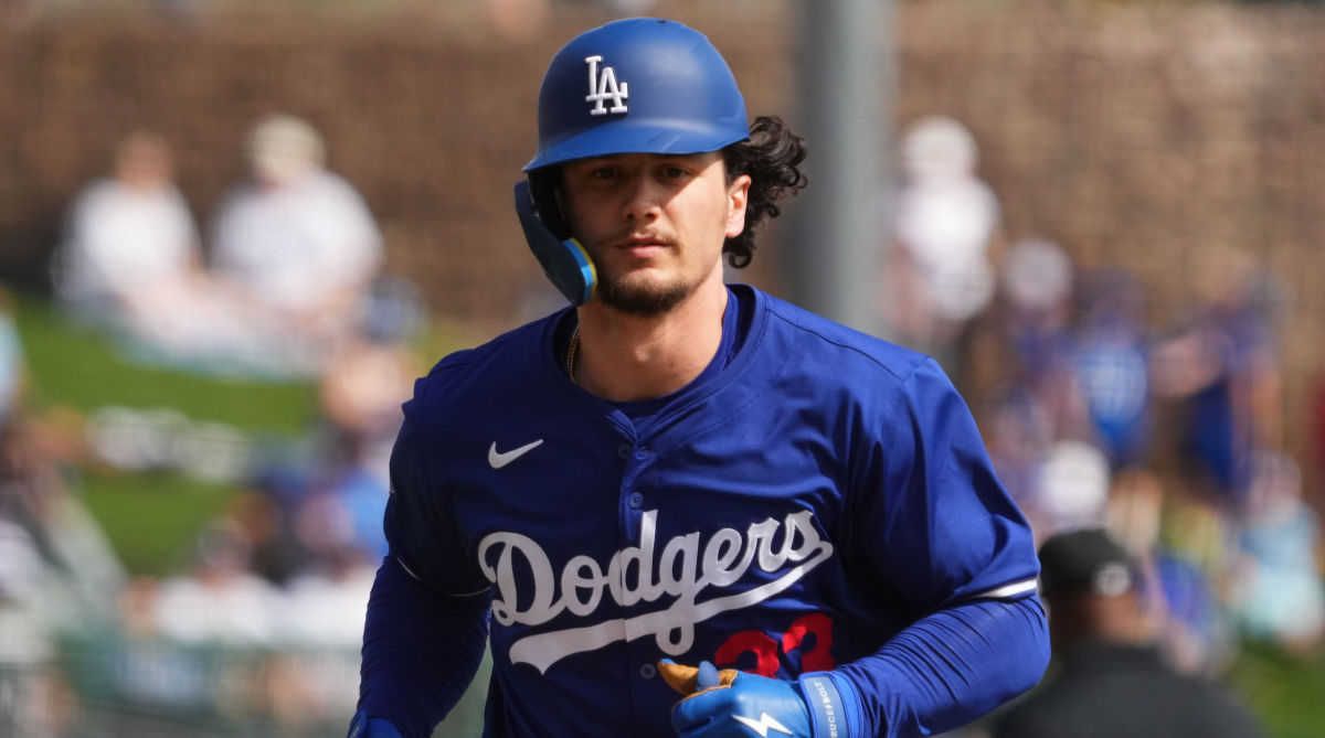 Dodgers outfielder James Outman