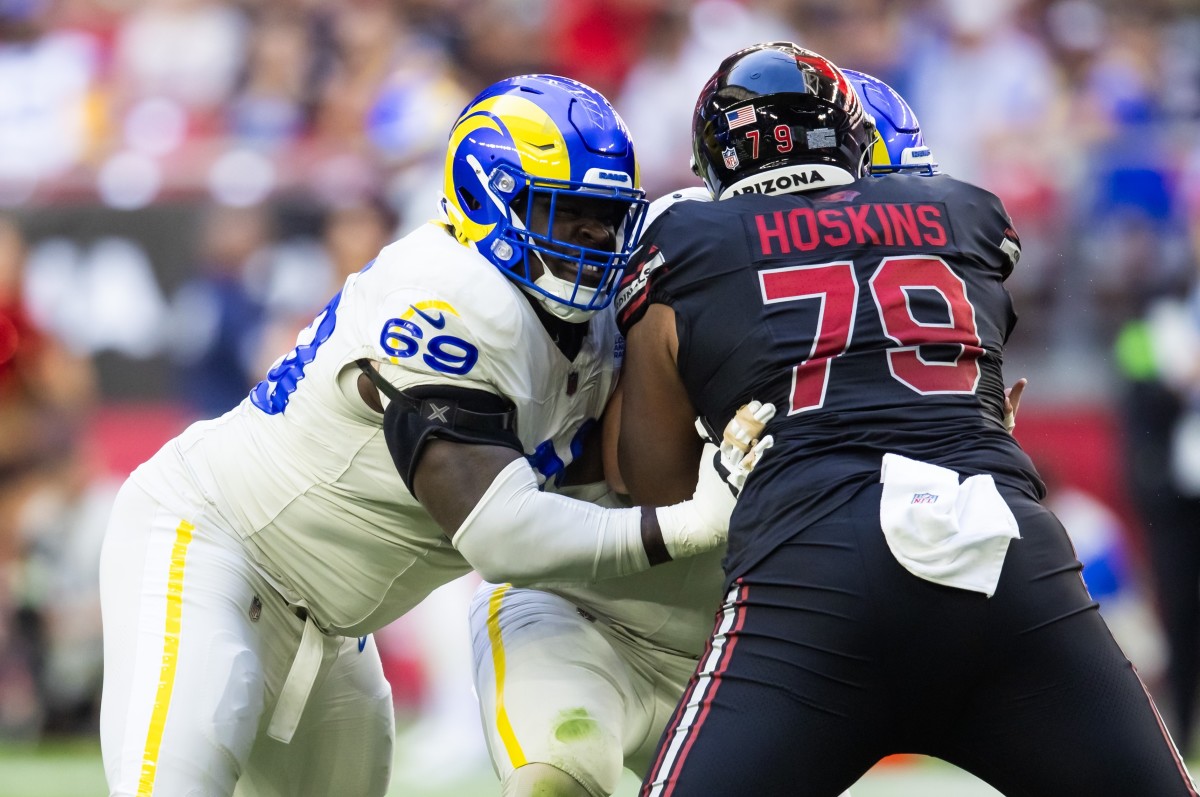 Selected as an All-Pro by Pro Football Focus, Kevin Dotson dominated in the trenches for the Rams, solidifying his standing as the best guard in this year's 2024 free agent class.