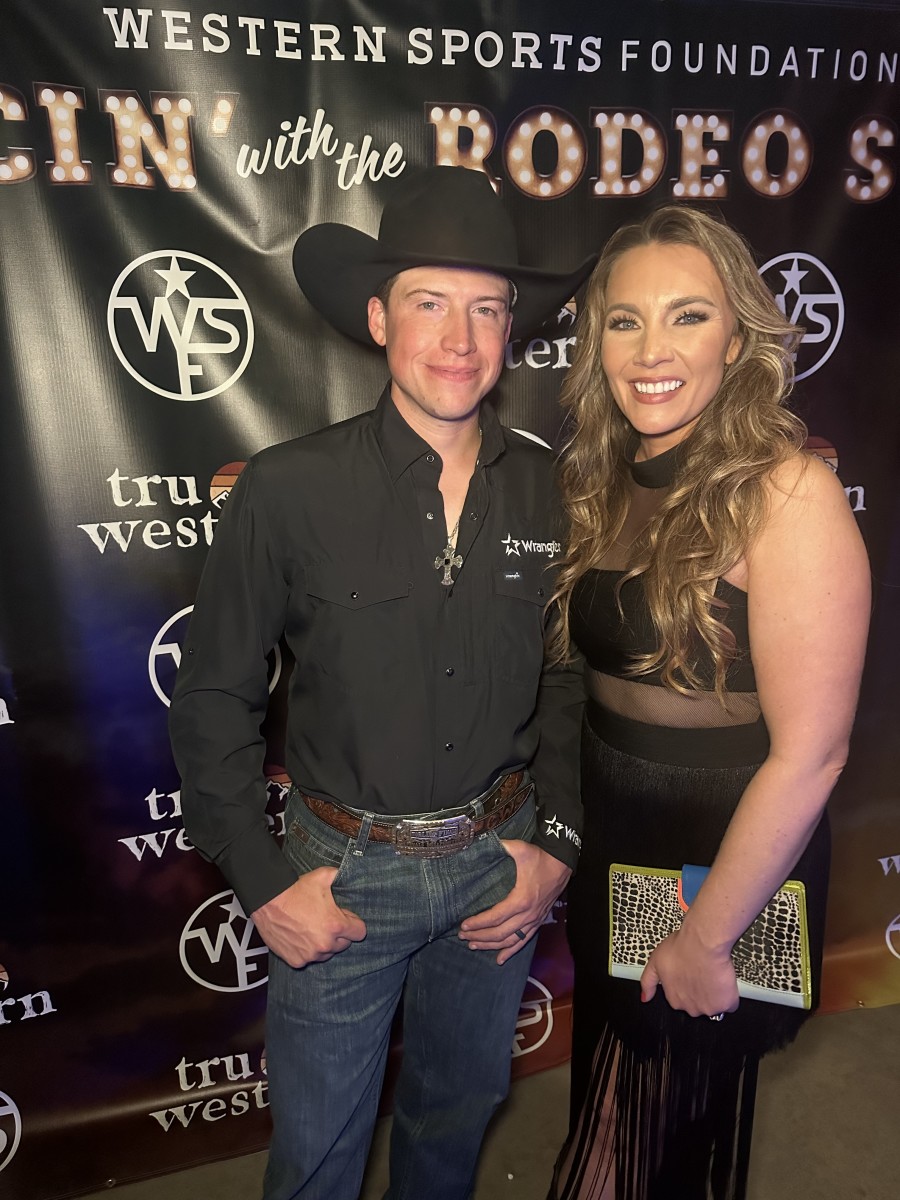Cody & Ashley "Smash" Webster at the 2024 Dancin' with Rodeo Stars.