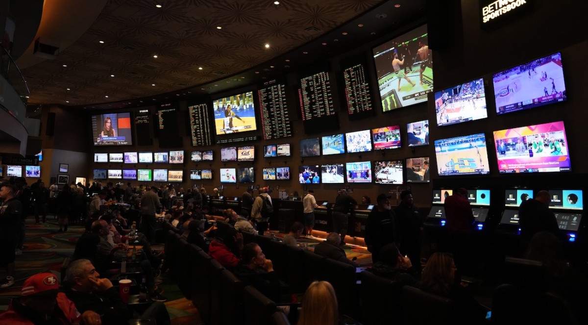 The BetMGM Sportsbook at the MGM Grand Las Vegas.