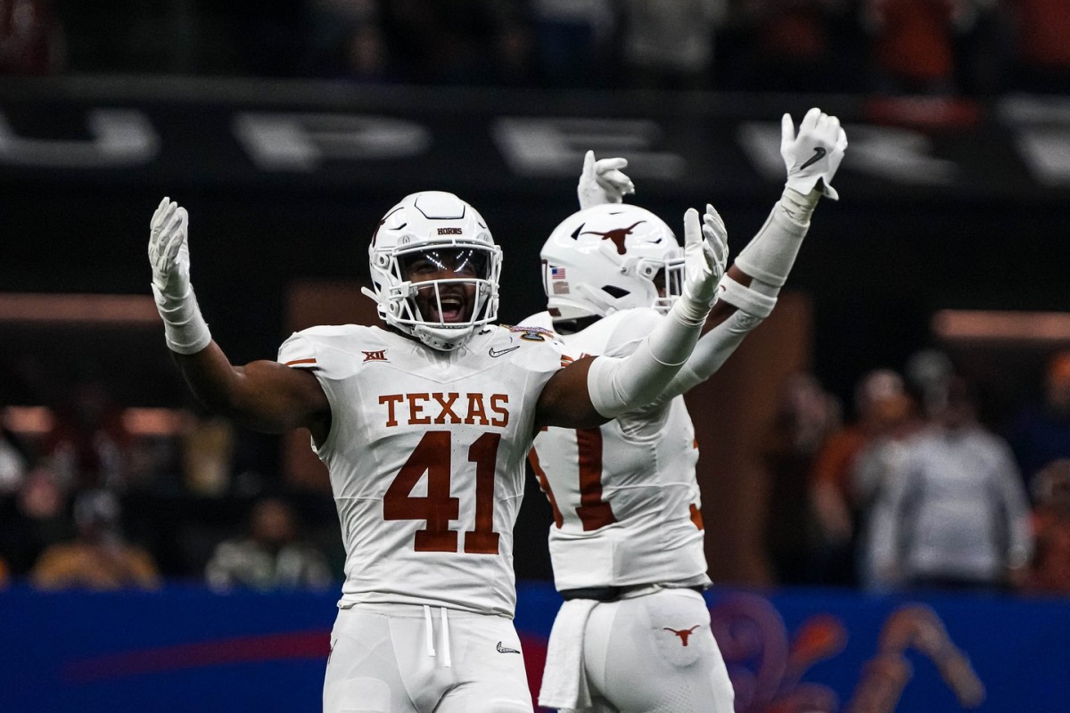 Texas linebacker Jaylan Ford could provide athleticism to the Las Vegas Raiders late in the draft.