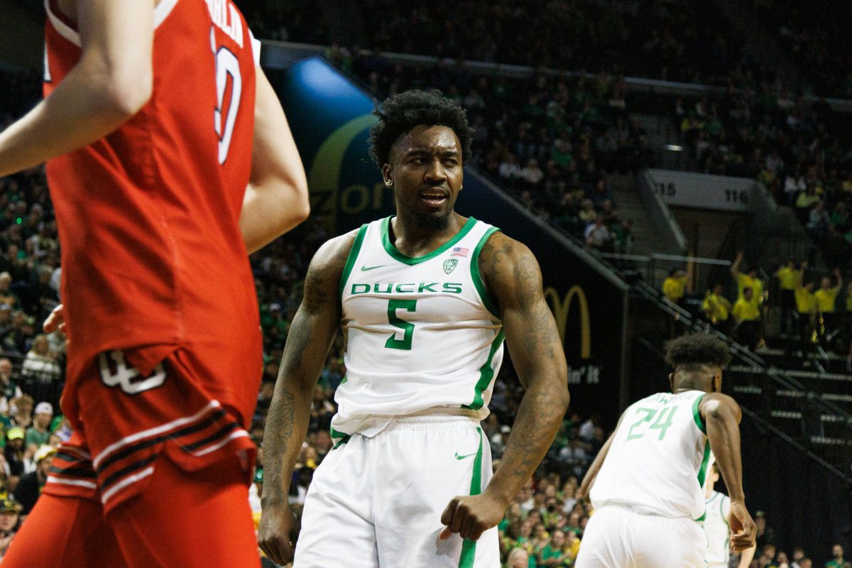 The fifth-year guard helped spark Oregon's second half comeback.