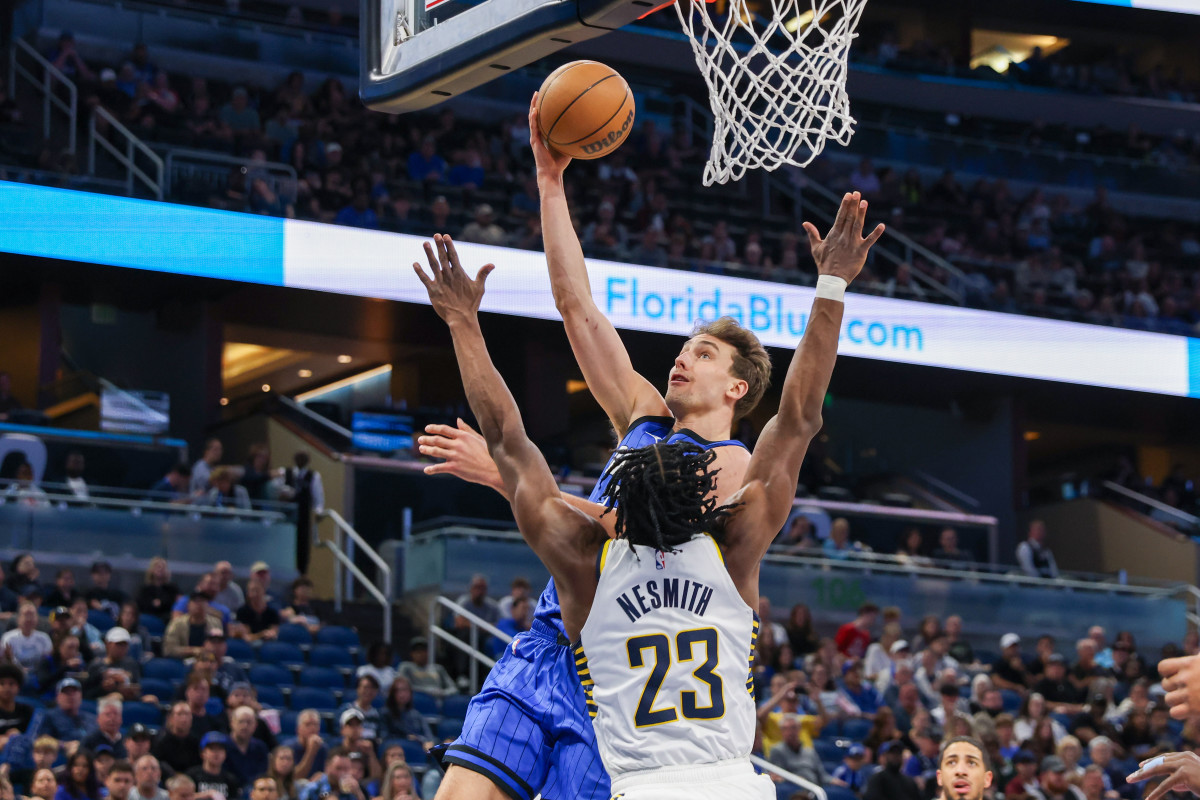 Playing against the Indiana Pacers, Franz Wagner led the Orlando Magic in scoring at halftime.