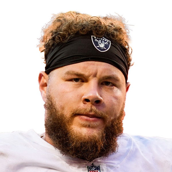 Las Vegas Raiders center Andre James was a major re-signing for GM Tom Telesco.