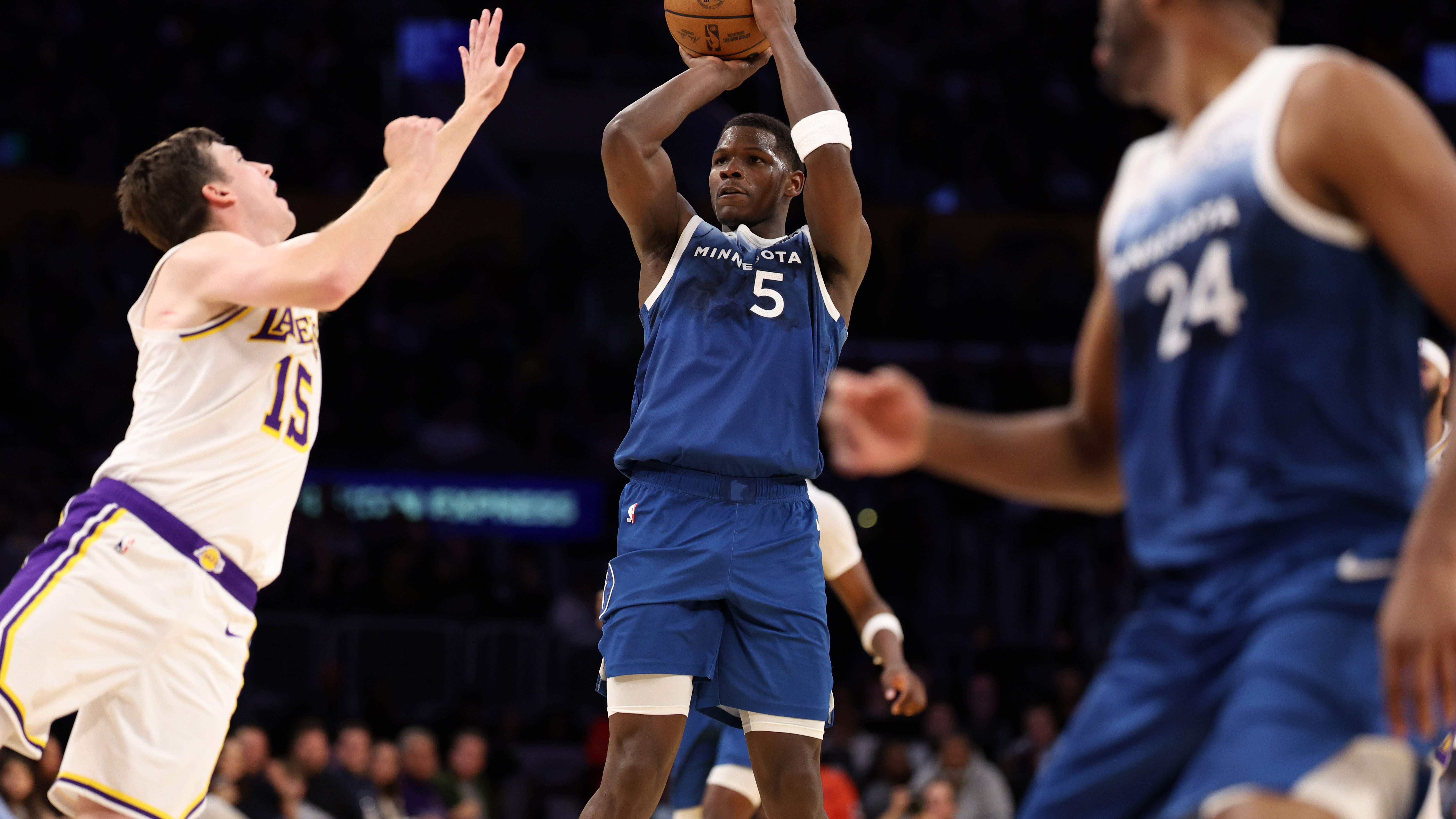 Minnesota Timberwolves guard Anthony Edwards.