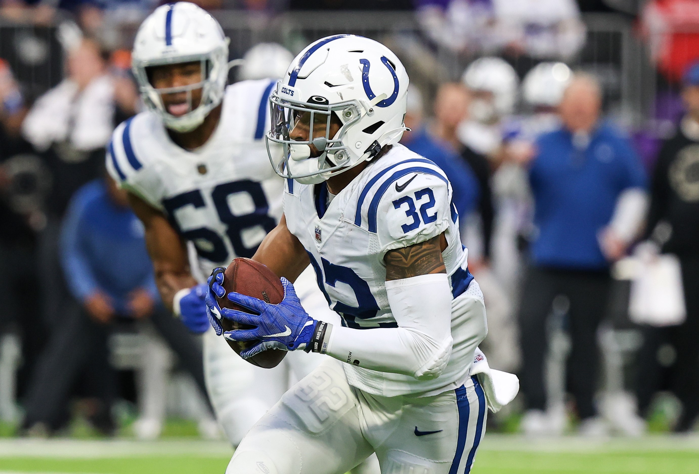 Julian Blackmon turned in a career year in Indianapolis heading towards free agency, including picking off four passes and recovering a pair of fumbles.