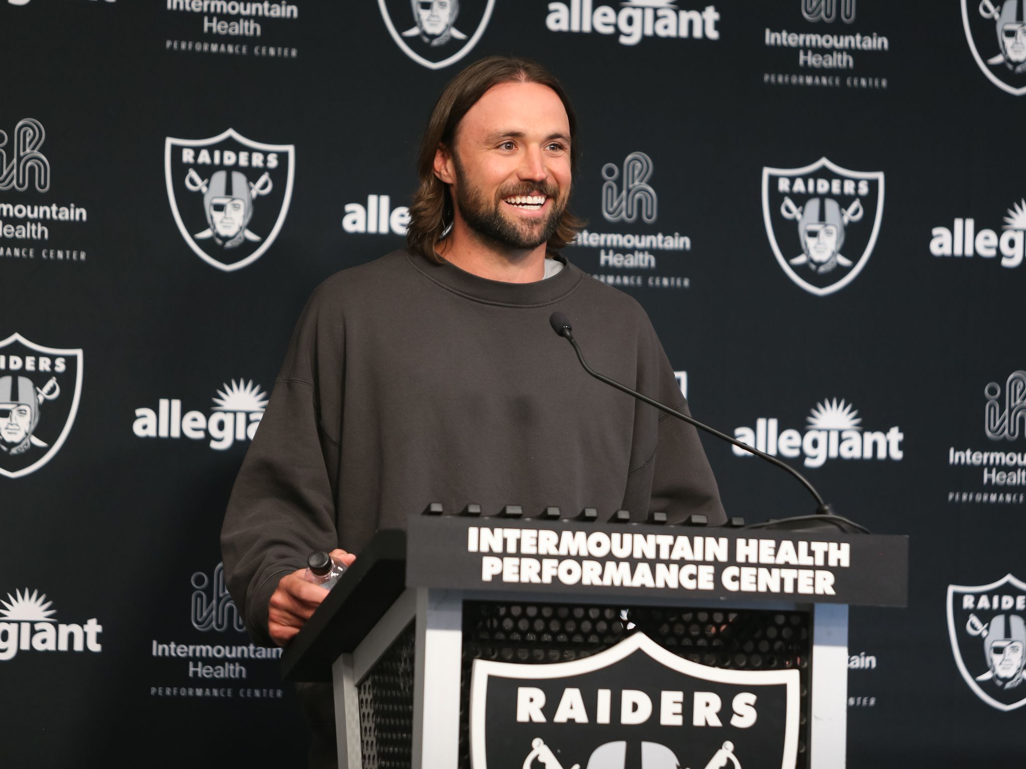 New Las Vegas Raiders QB Gardner Minshew.