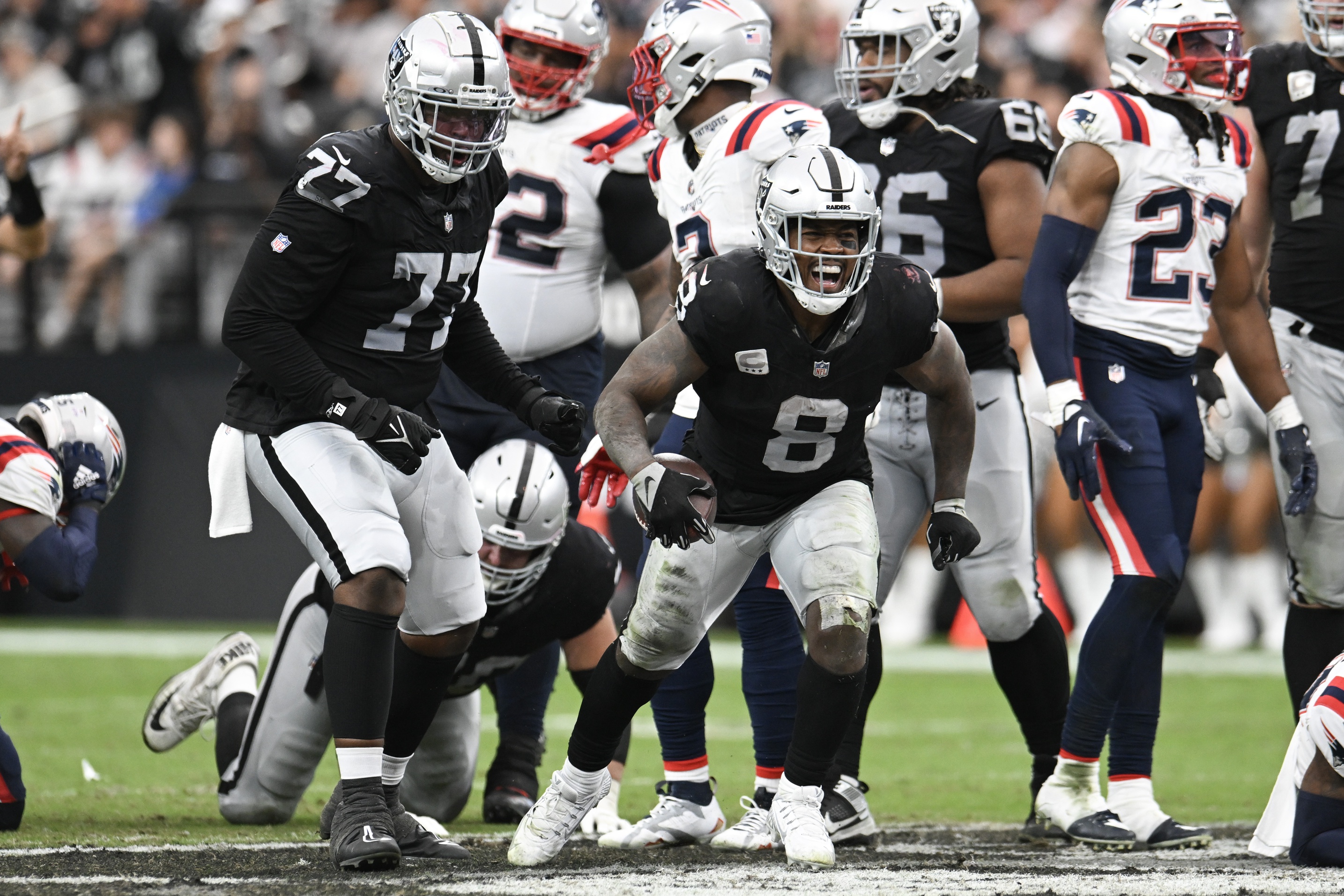 The Las Vegas Raiders and running back Josh Jacobs won in the long run.