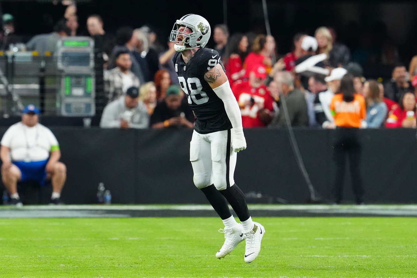 Las Vegas Raiders star Maxx Crosby is back to his rigorous offseason regimen now that he is recovered from his offseason surgeries.