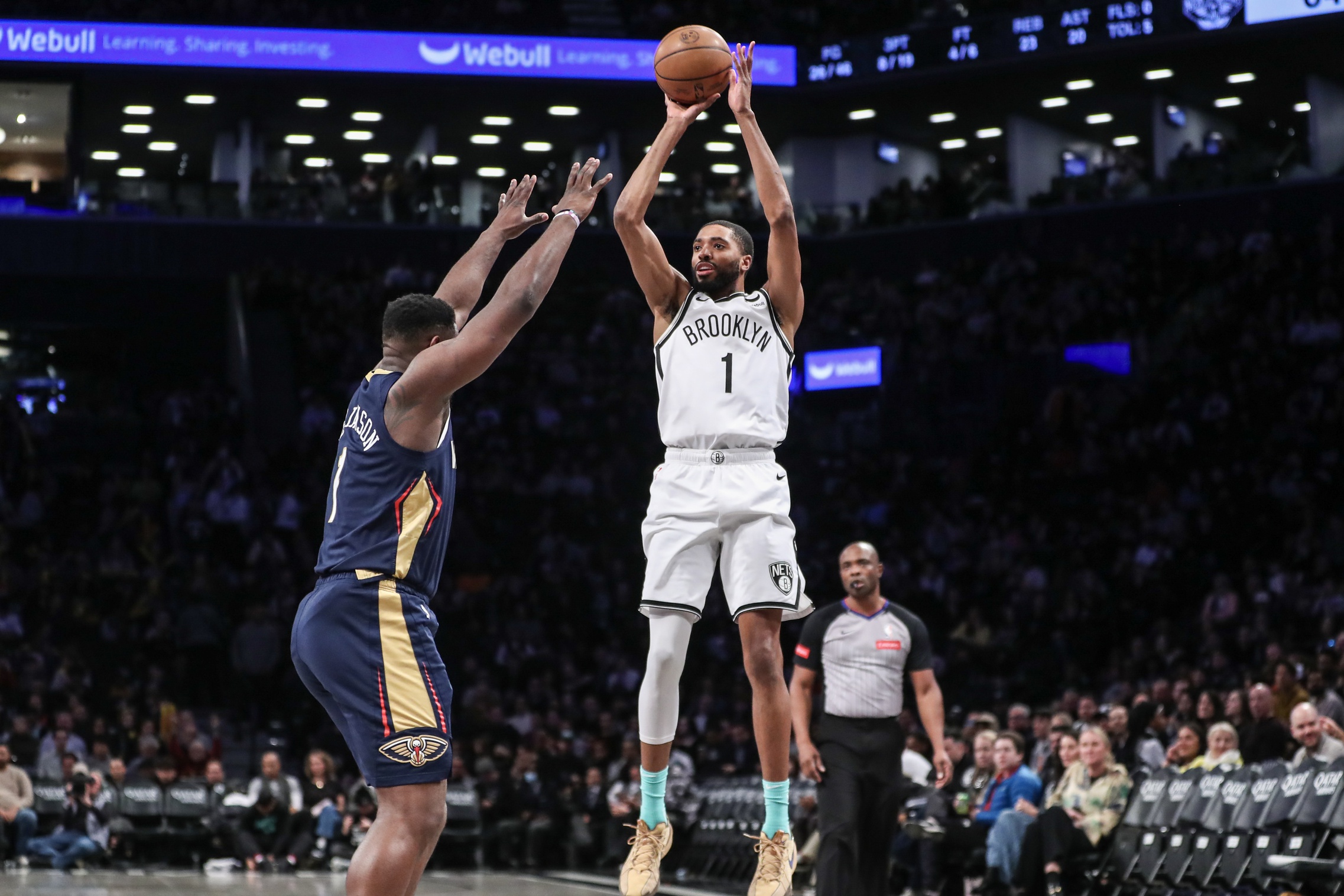 Brooklyn Nets forward Mikal Bridges