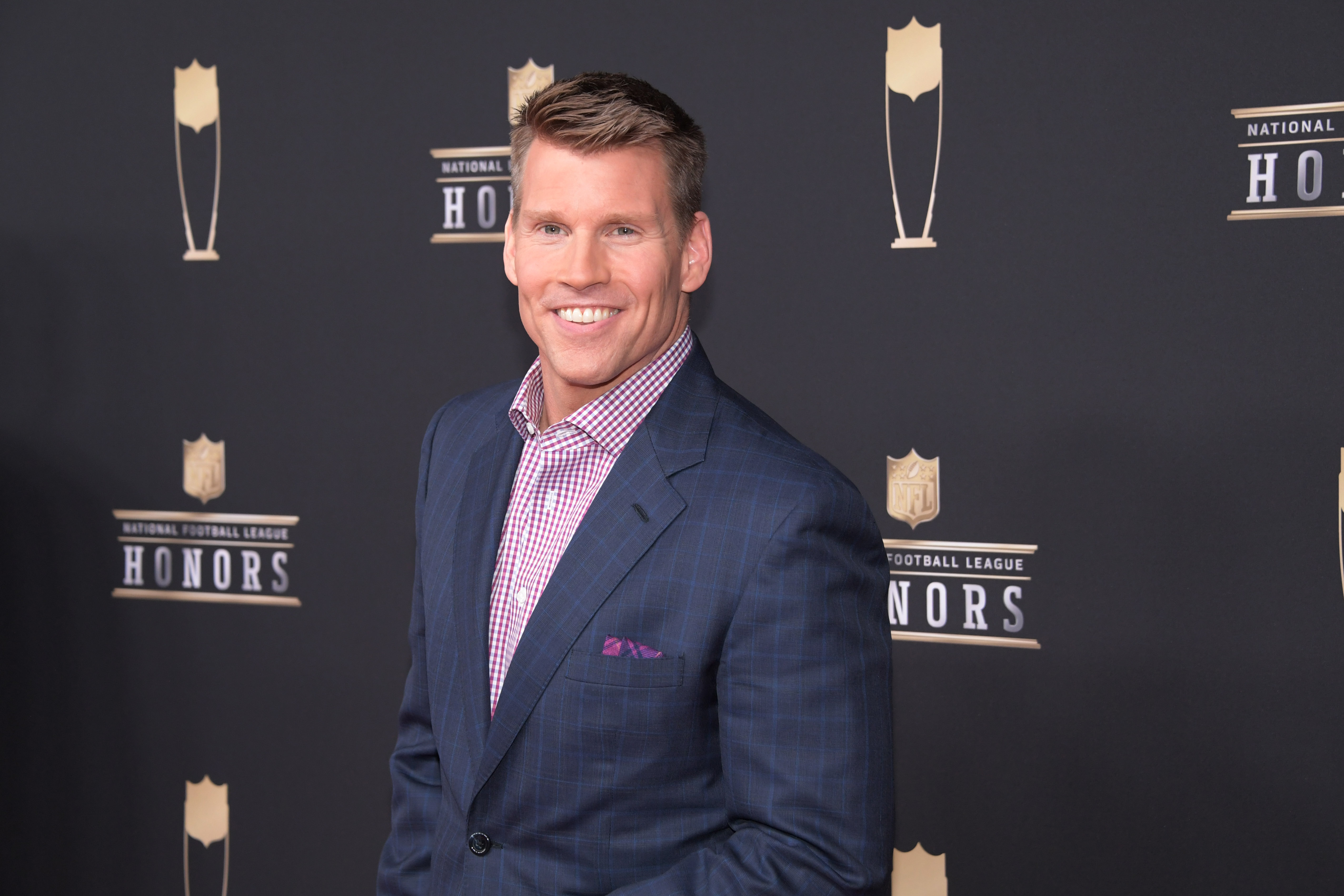 Scott Hanson before the NFL’s awards ceremony on Feb. 2, 2019.