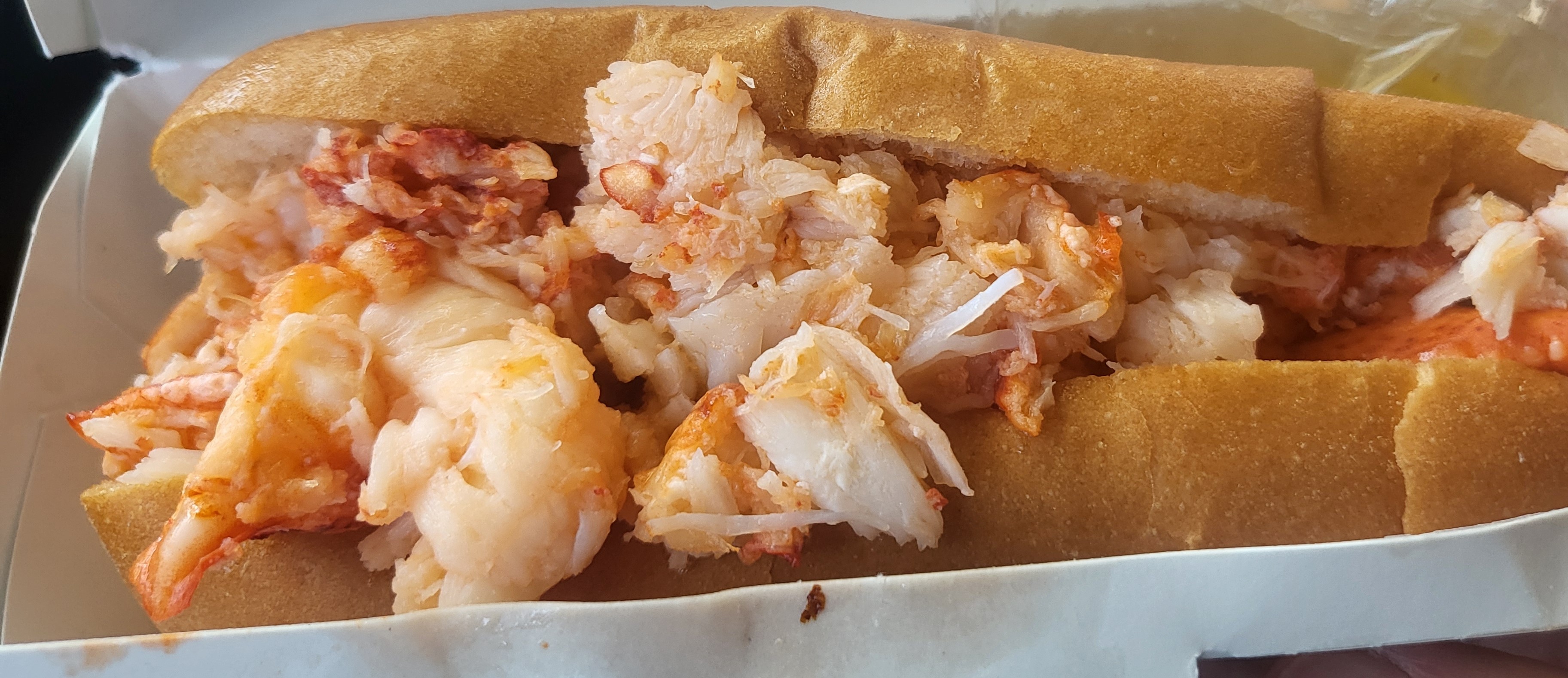 Warm lobster roll at Angie's Lobster in Surprise, Ariz.