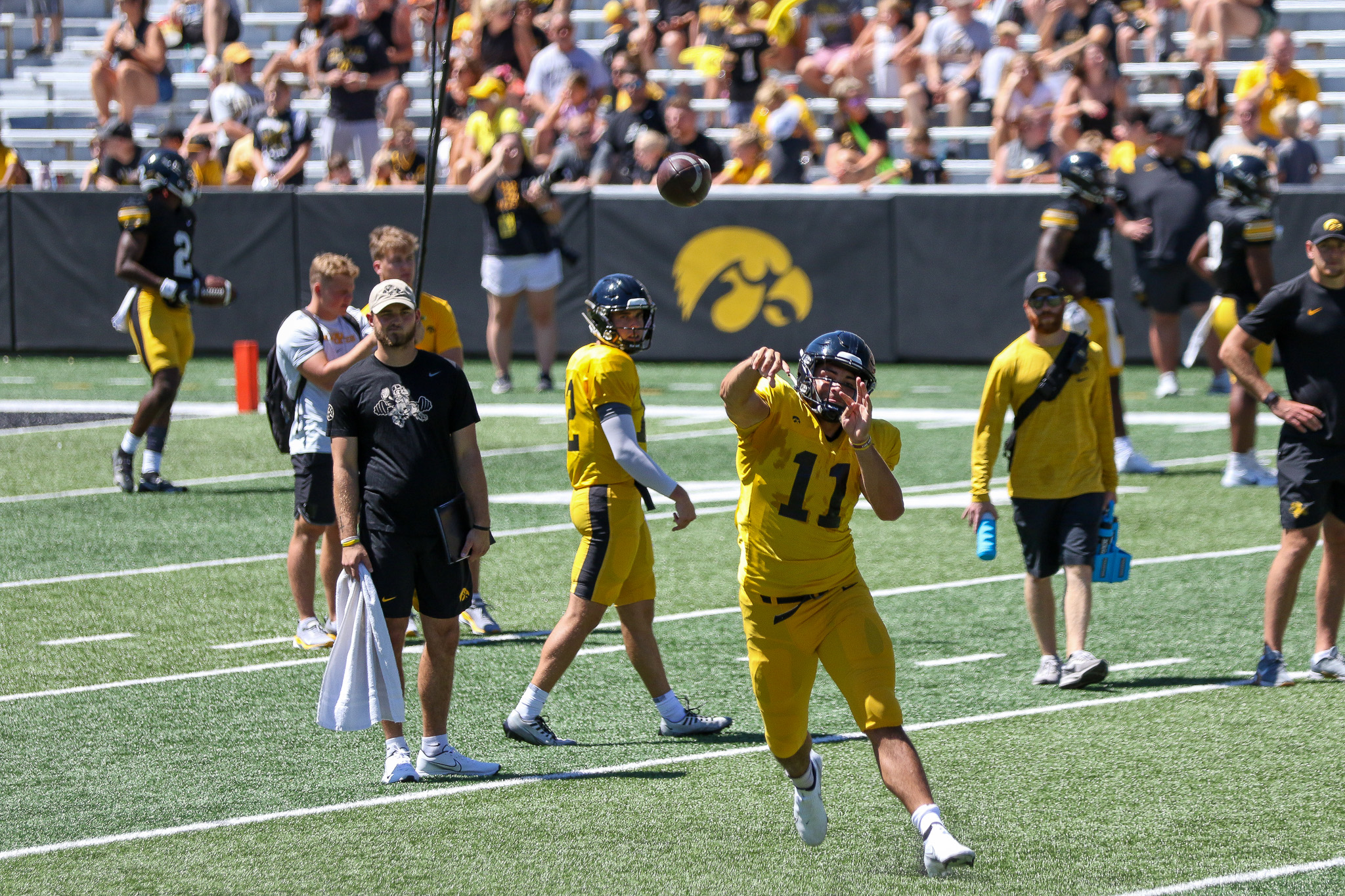 Watch Marco Lainez Kids Day Clips Sports Illustrated Iowa Hawkeyes