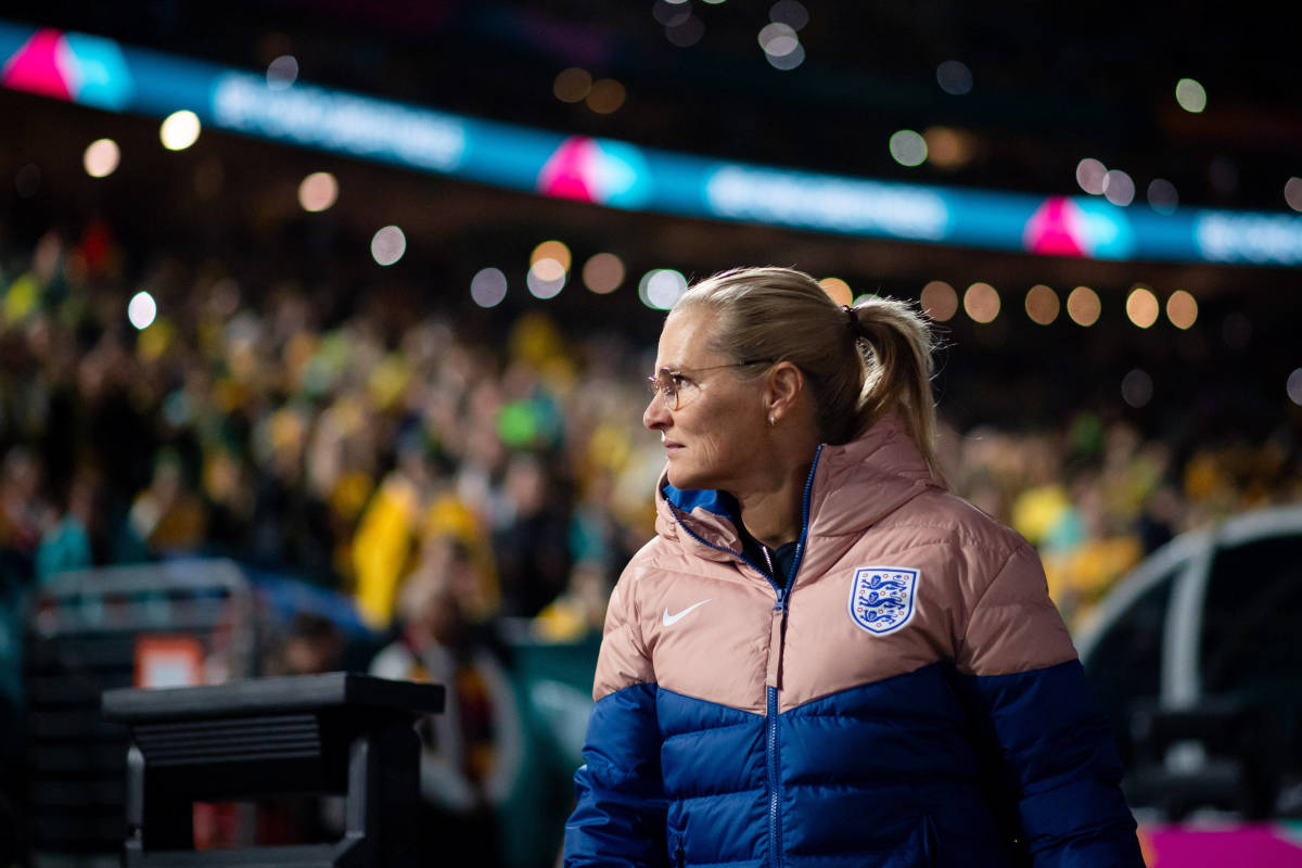 England manager Sarina Wiegman pictured at the 2023 FIFA Women's World Cup