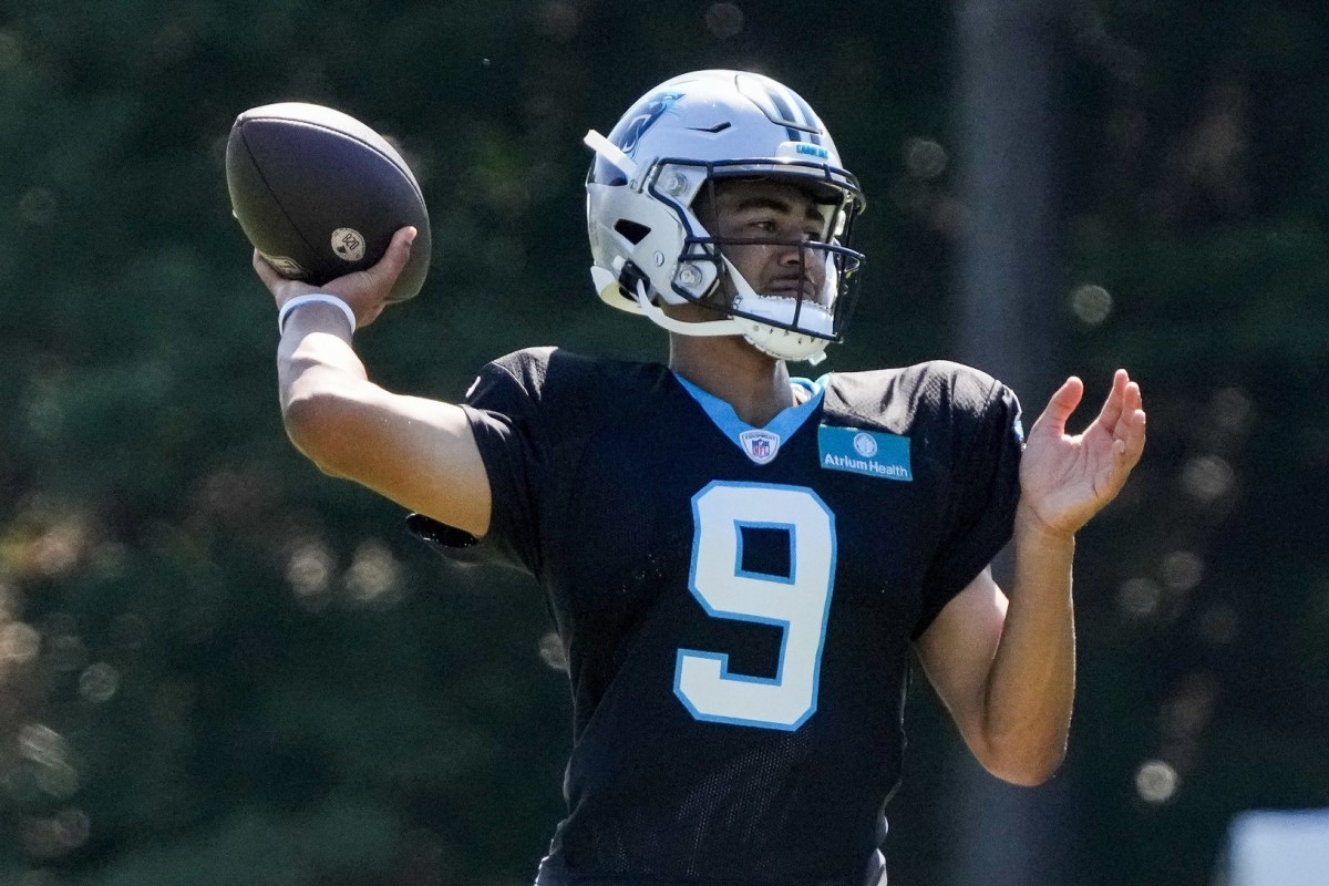 Panthers quarterback Bryce Young