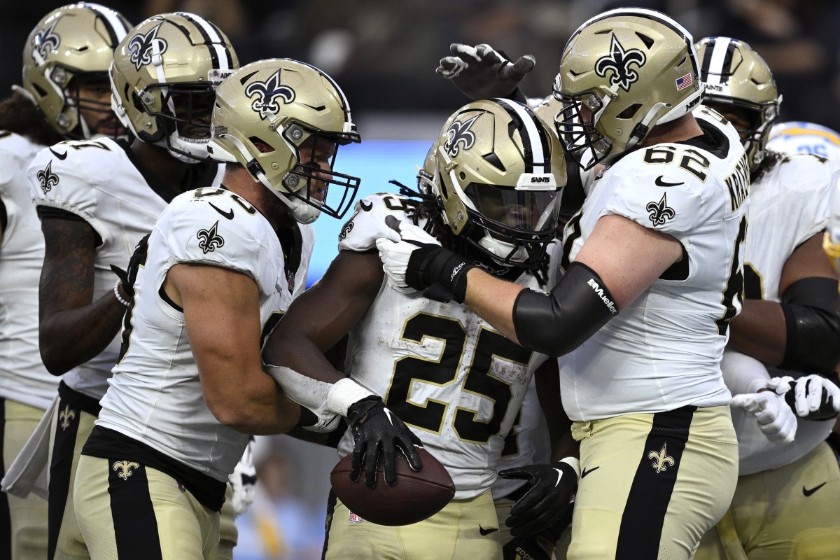 Saints running back Kendre Miller had three catches for 36 yards and scored a rushing touchdown in Week 2 of the NFL preseason.