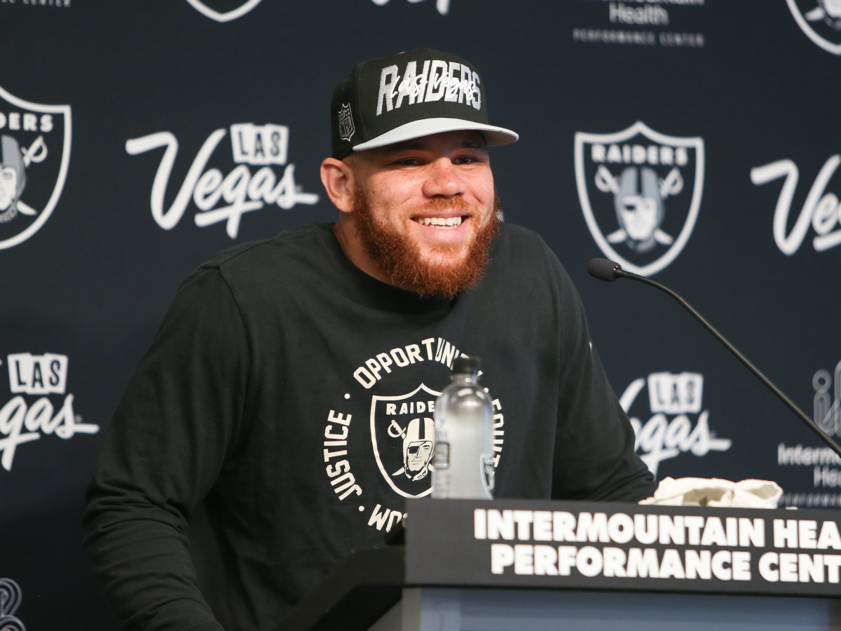 From Las Vegas Raiders training camp LB Curtis Bolton Sports