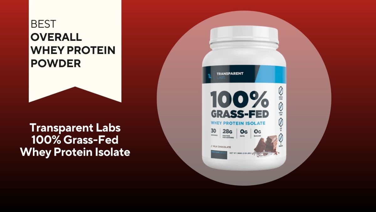 Transparent Labs Grass Fed Whey Protein Isolate