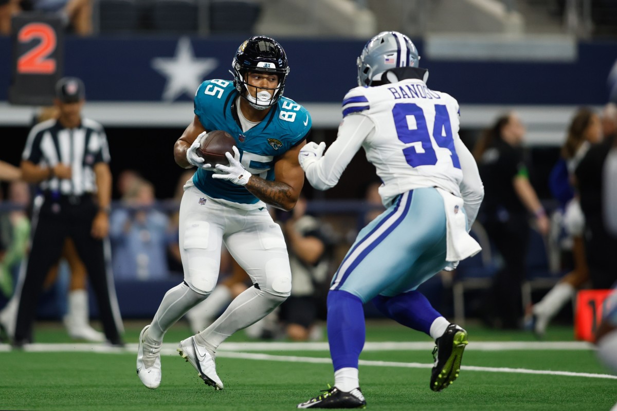 PFF Jacksonville Jaguars’ Brenton Strange Is HighestGraded Rookie TE