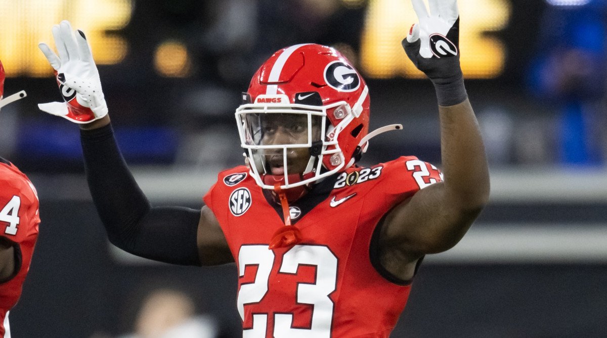 Georgia defensive back Tykee Smith during the national championship against TCU