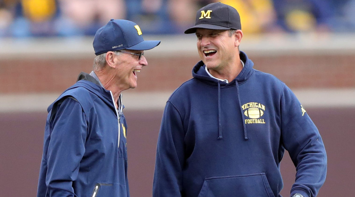 Jack Harbaugh and Jim Harbaugh