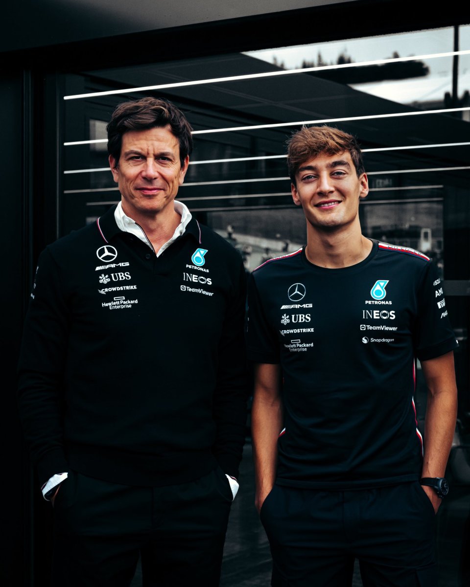 Toto Wolff - George Russell - Mercedes