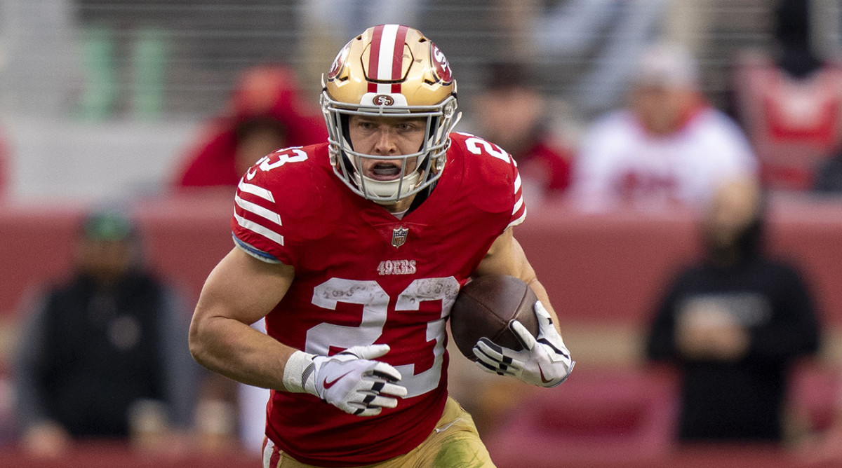 San Francisco 49ers running back Christian McCaffrey