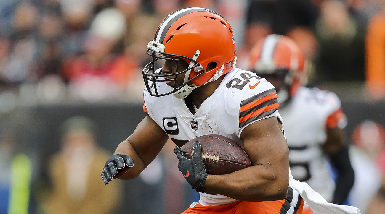 Browns running back Nick Chubb.