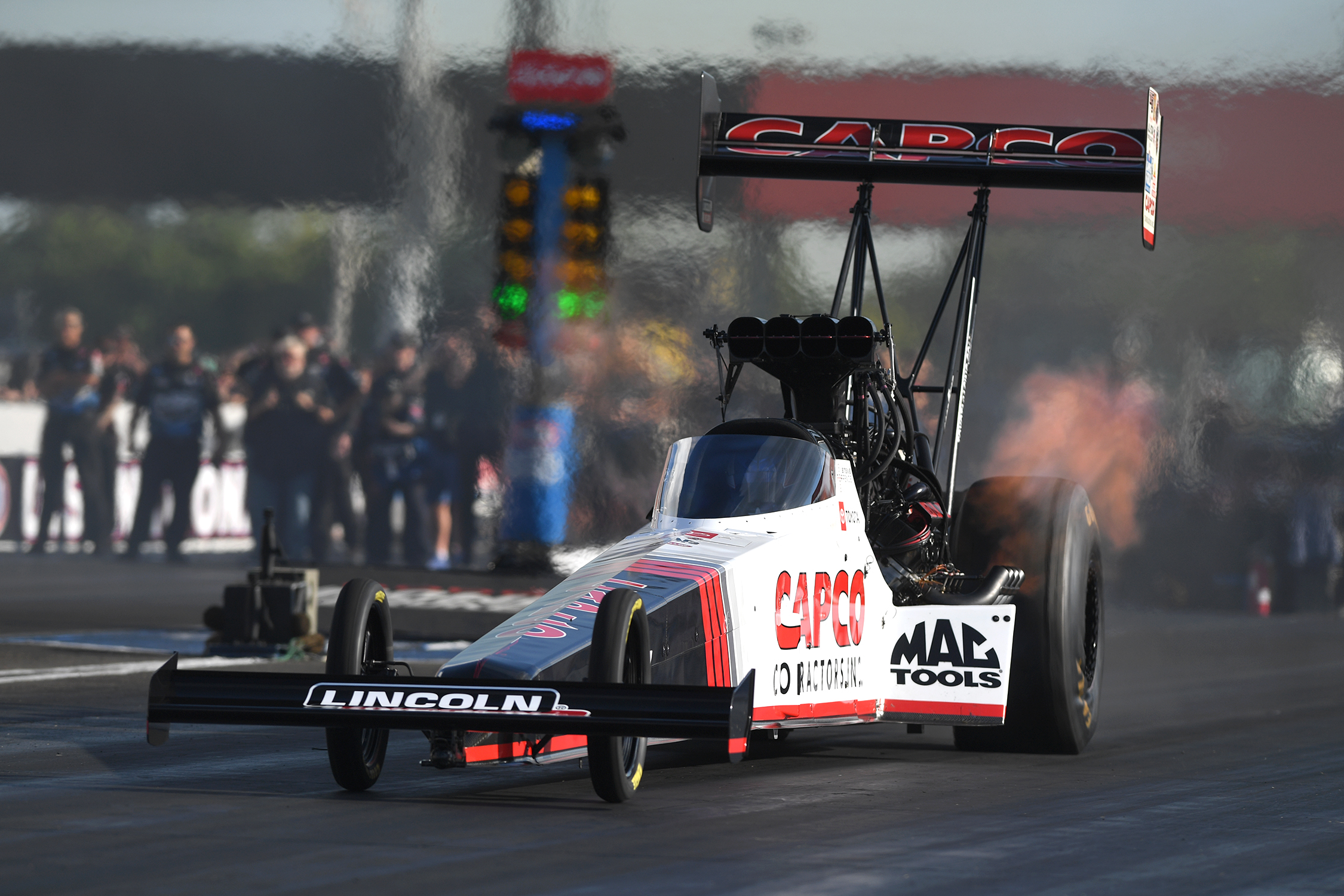 Steve Torrence leads all No. 1 qualifiers into Monday's eliminations of the 69th U.S. Nationals at Lucas Oil Raceway near Indianapolis. Photo courtesy NHRA.