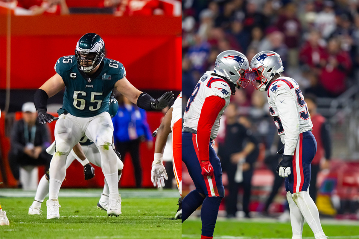 Philadelphia Eagles All-Pro Offensive Lineman Lane Johnson: New England  Patriots' Defense 'Great' - Sports Illustrated New England Patriots News,  Analysis and More