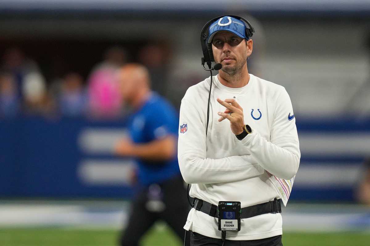 Colts coach Shane Steichen
