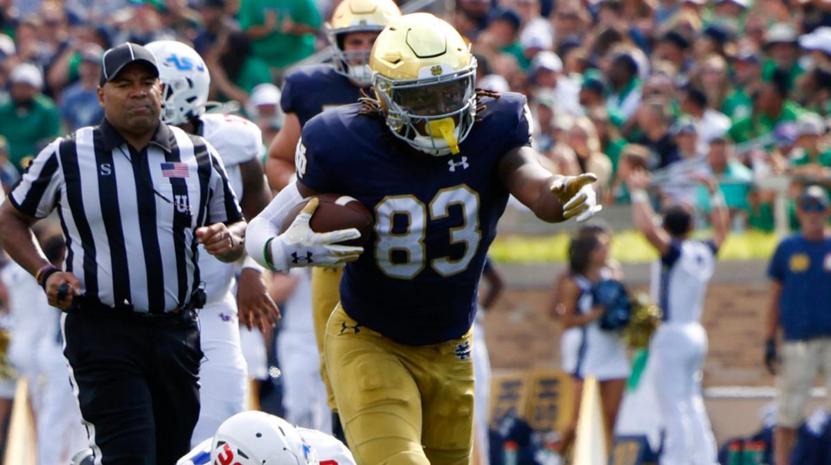 Notre Dame 2024 Depth Chart First Glance Look Offense Edition