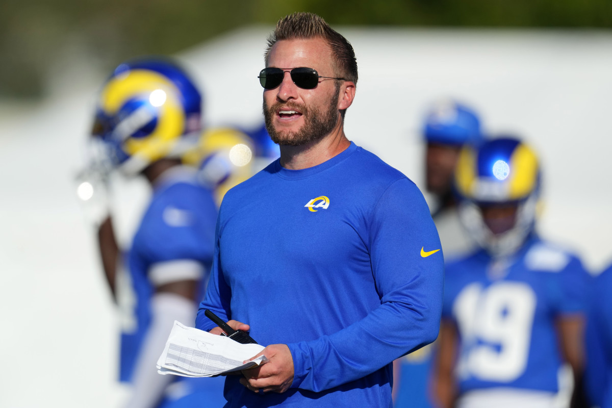 Sean McVay is entering his seventh season as coach of the Los Angeles Rams. (Kirby Lee/USA Today)
