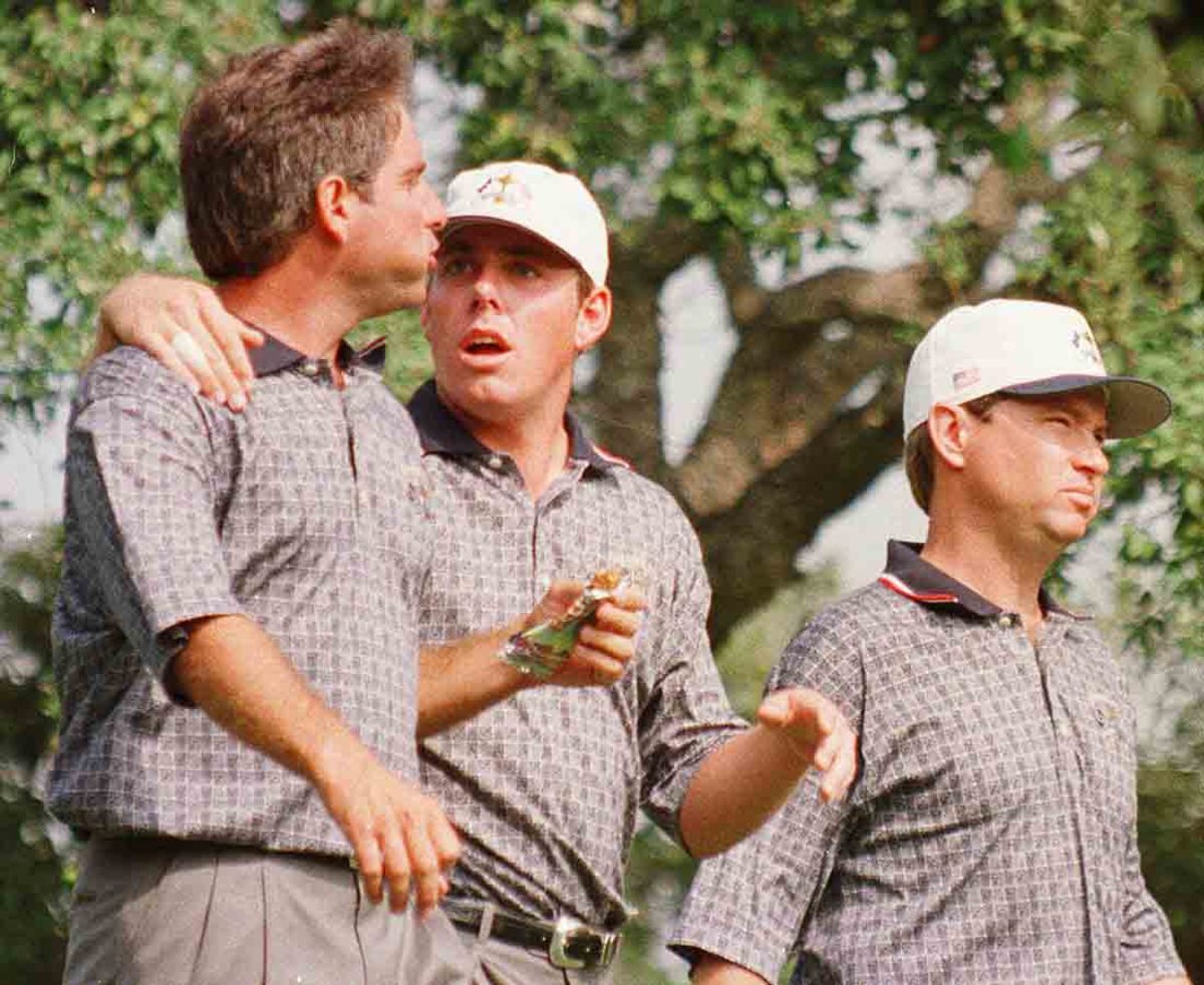 Fred Couples, Justin Leonard, Davis Love, 1997 Ryder Cup