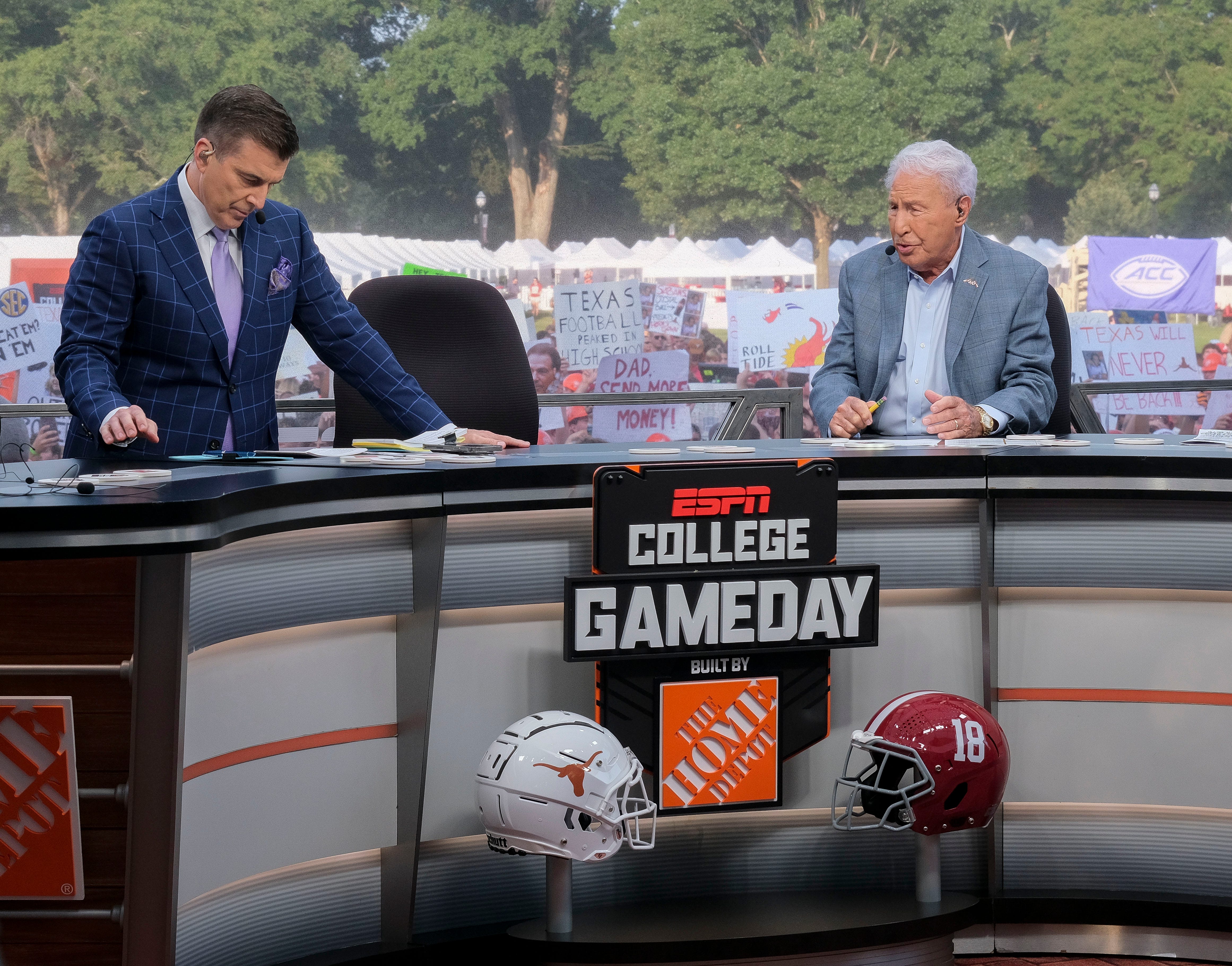 College GameDay was on campus at the University of Alabama for the matchup between the Alabama Crimson Tide and the Texas Longhorns Saturday, Sept. 9, 2023.