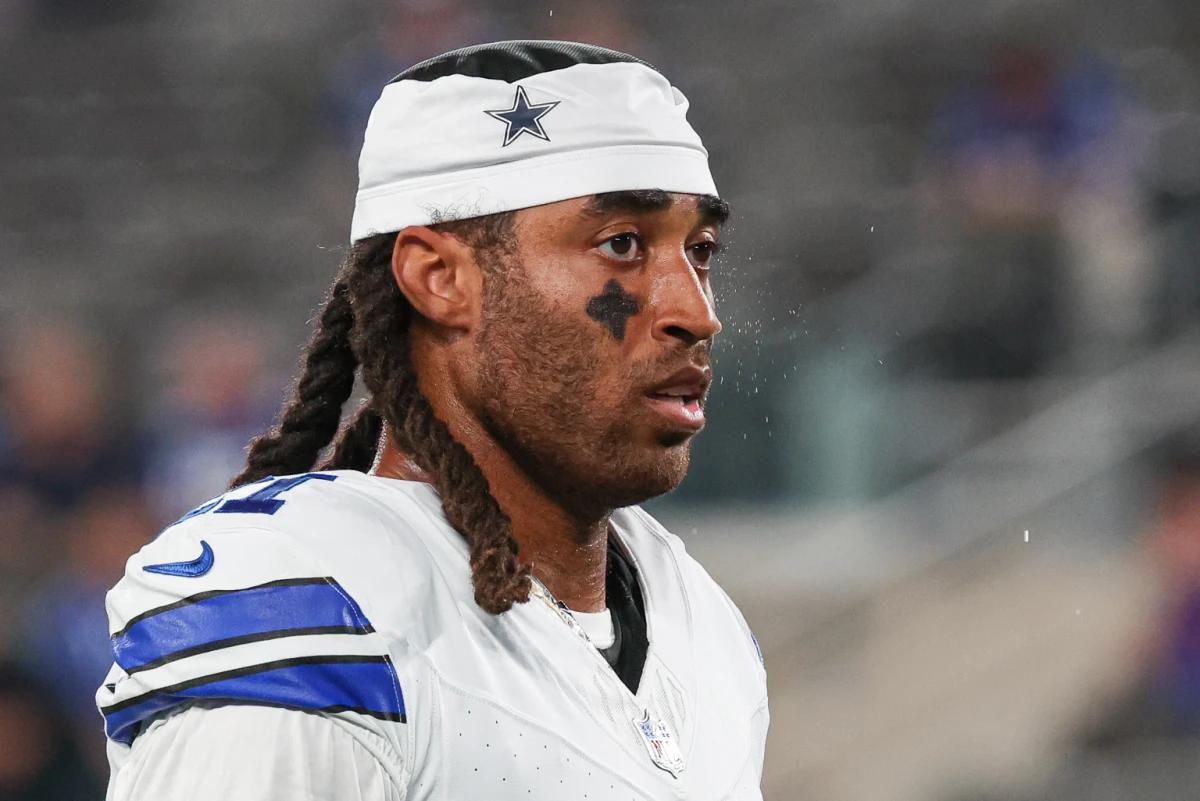 Dallas Cowboys cornerback Stephon Gilmore looks on at MetLife Stadium before their game against the New York Giants Sept. 10. The Cowboys won 40-0.