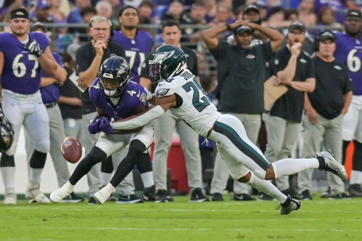 Josh Jobe makes a play in the preseason