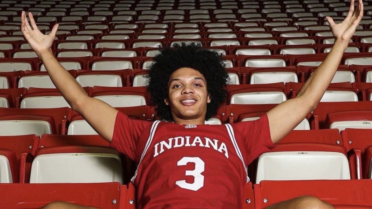 Curtis Givens III pictured in the Simon Skjodt Assembly stands during his official visit in September. 