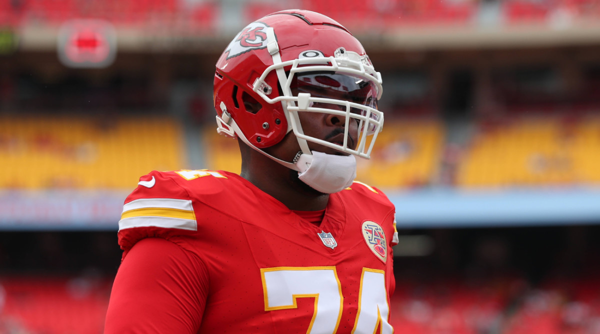 Chiefs offensive tackle Jawaan Taylor’s alignment in last Thursday’s season opener came into focus during the team’s loss to the Lions.