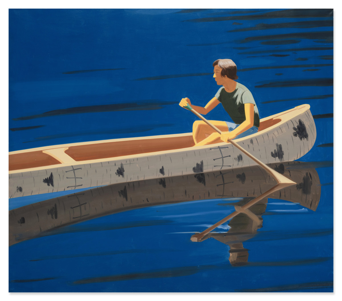 Alex Katz, Canoe with Figure