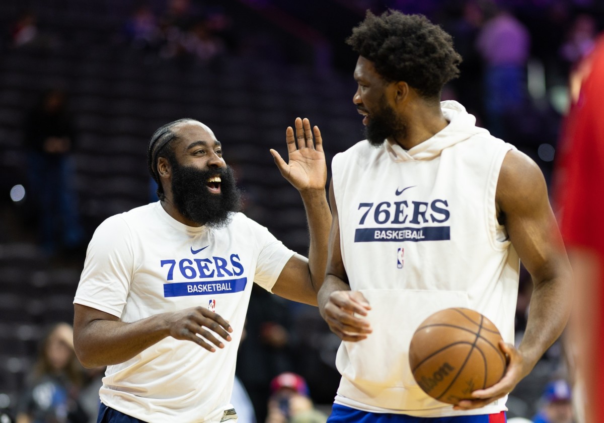Joel Embiid and James Harden maintain a close relationship, despite the ten-time All-Star guard's recent frustrations.