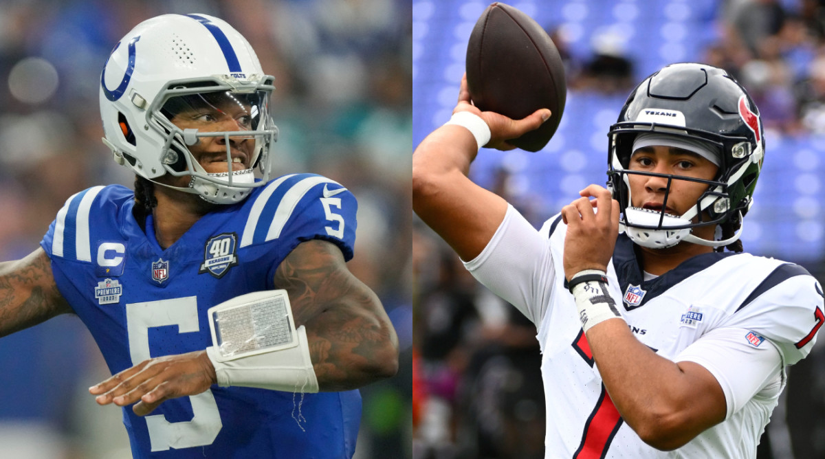 Colts quarterback Anthony Richardson and Texans quarterback C.J. Stroud are off to impressive starts as rookies.