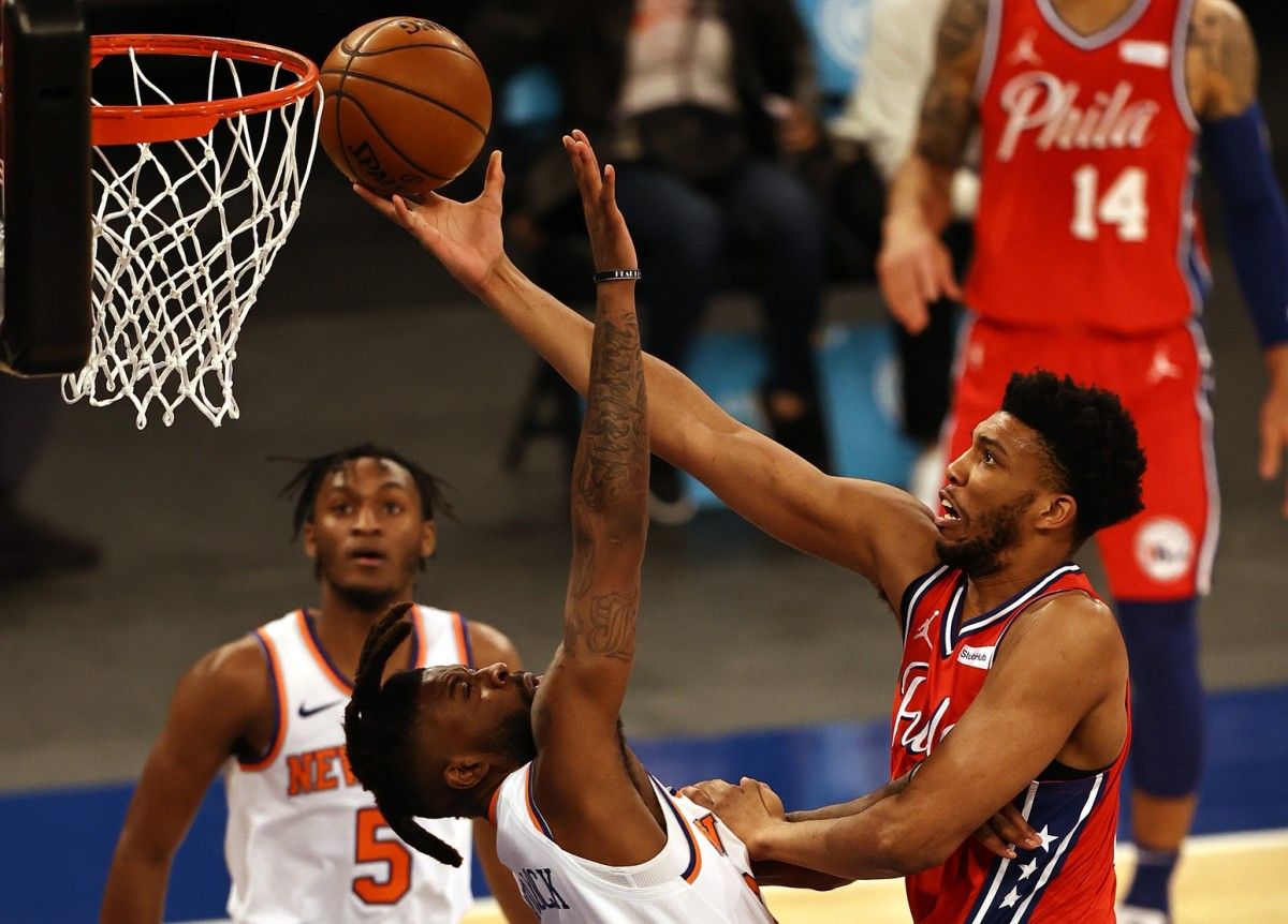 Tony Bradley during his time with the 76ers.