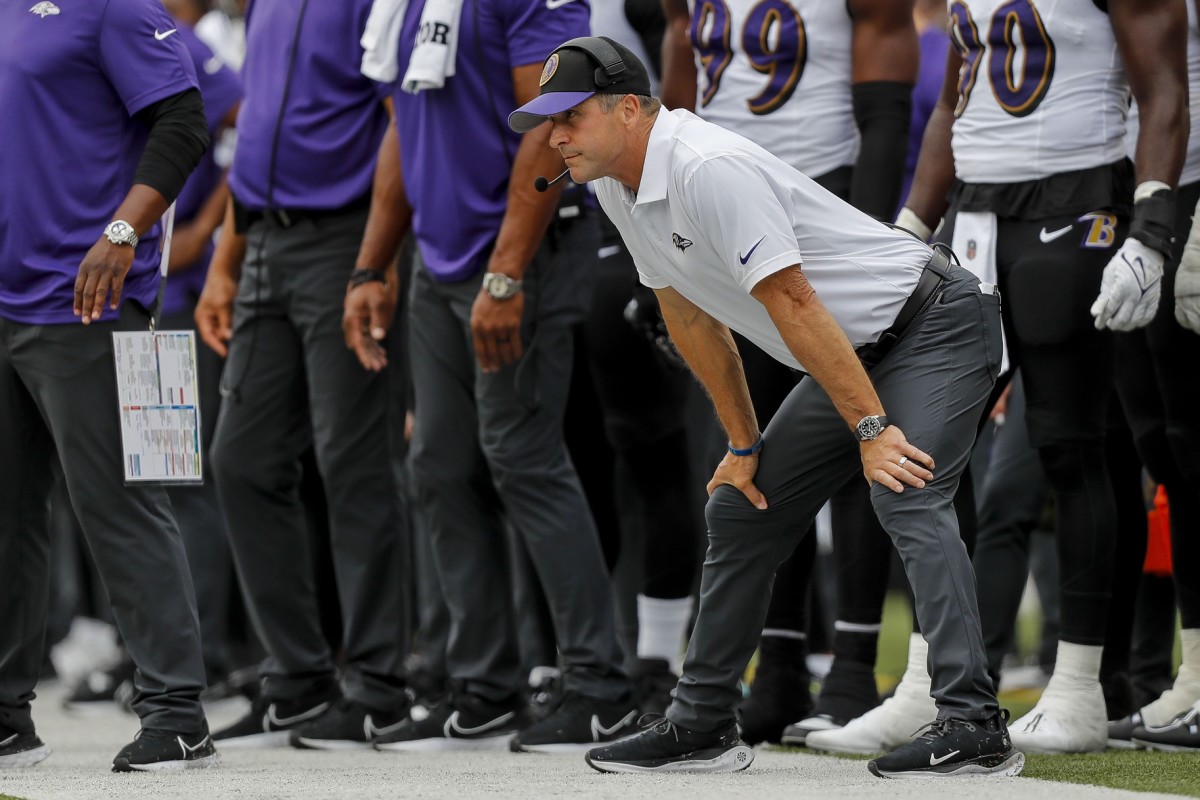 Ravens coach John Harbaugh